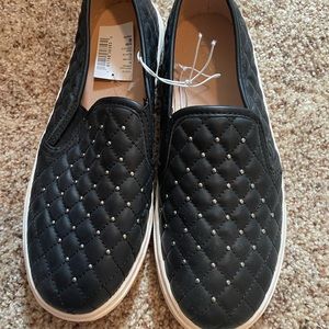 Children’s place NWT studded quilted slip ons